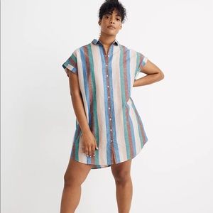 MADEWELL stripped shift dress